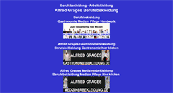 Desktop Screenshot of medizinerbekleidung.de