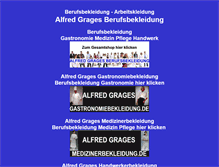 Tablet Screenshot of medizinerbekleidung.de